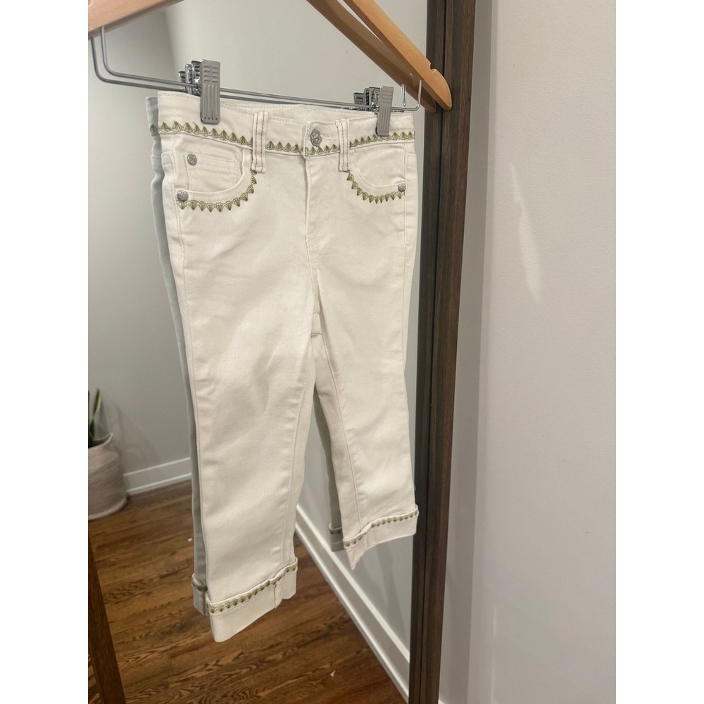 47. Matilda Jane White Jeans Size 6